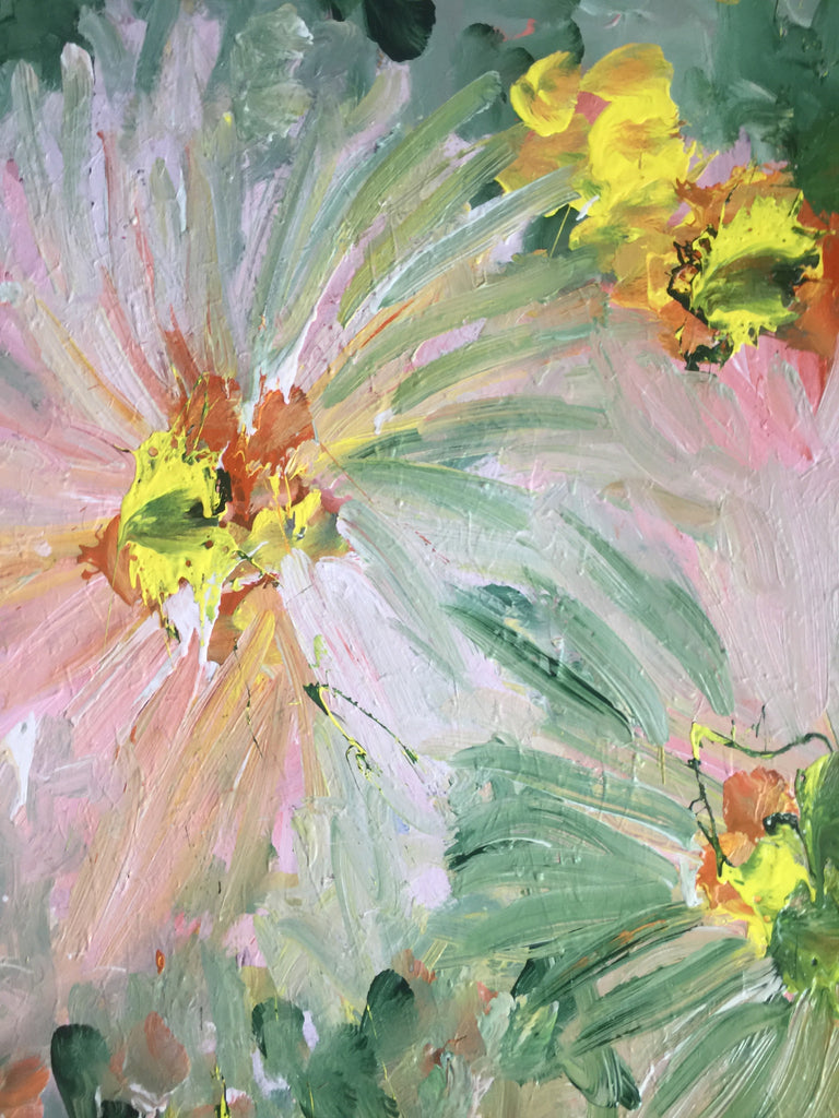 Dahlia on Living Wall, Paris II