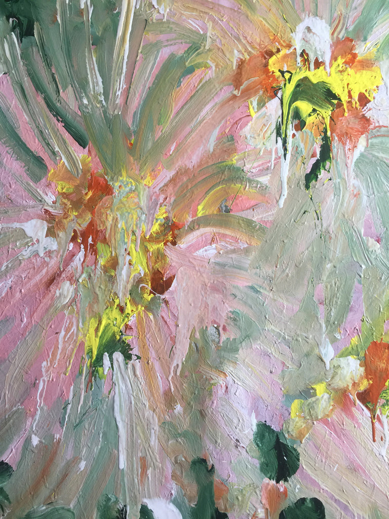Dahlia on Living Wall, Paris I